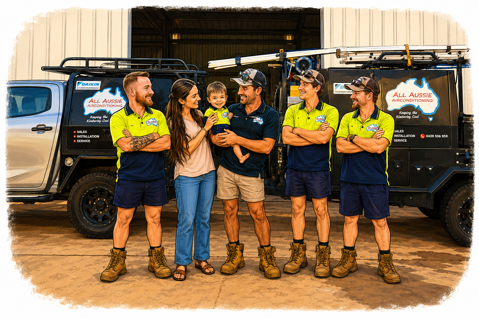 All Aussie Air-conditioning team
